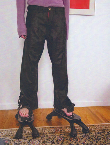 Twisted Leg Gusset Trouser