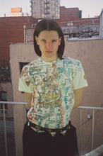 Load image into Gallery viewer, Vintage T Shirt with Multigraph Print
